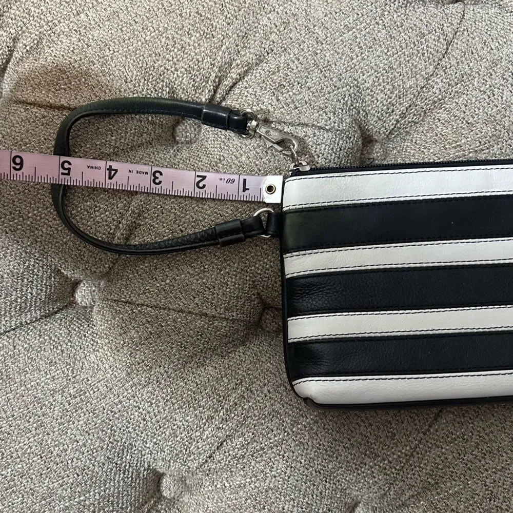 N/A striped leather